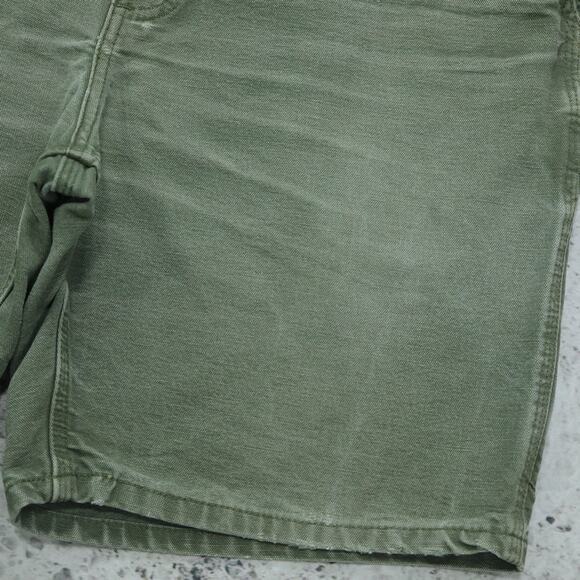 Vintage Y2K CRAZY Faded Green Carhartt Carpenter Shorts B25 MOS 33x8 - Picture 12 of 14